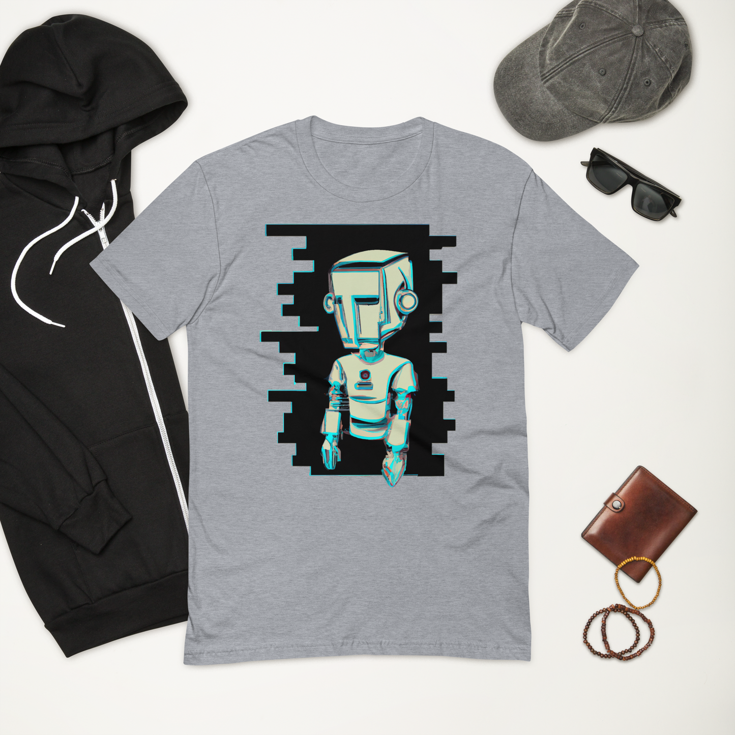 SOULED OUT "Sad Robot 1" Fitted T-shirt