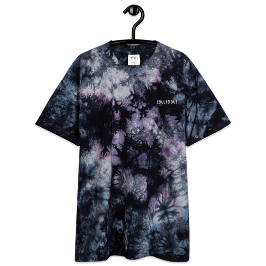 SOULED OUT Embroidered Oversized Tie-Dye Shirt